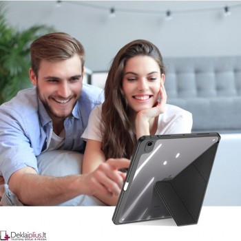 Dux Ducis Magi dėklas turintis 6 padėčių stovą - juodas (Apple Ipad Air 11 (2024-2025-2026)/Ipad Air 10.9 (2020-2022)
